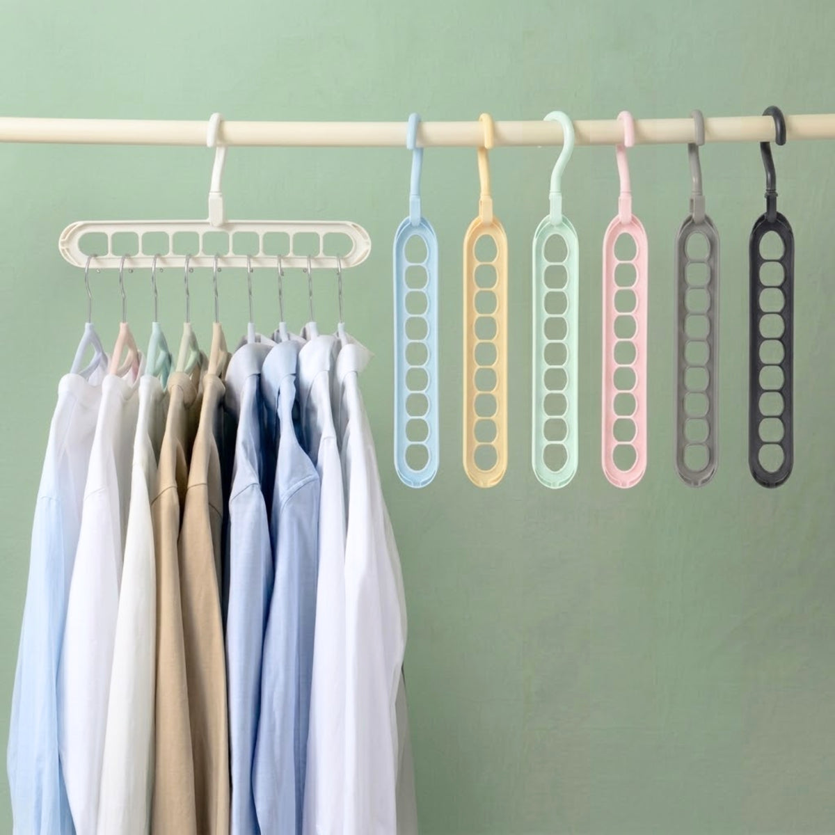 Stacky 9-in-1 Closet Hanger